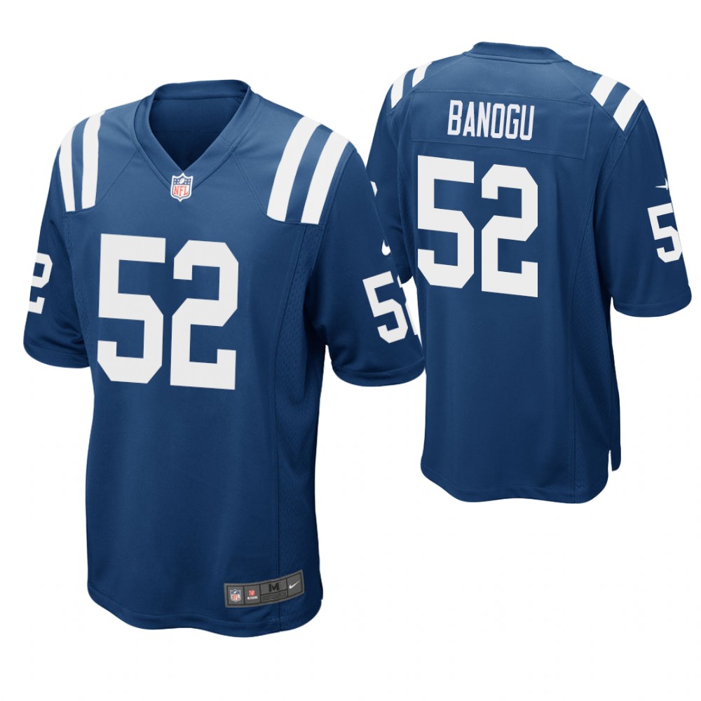 Indianapolis Colts #52 Ben Banogu 2019 NFL Draft Royal Game Jersey