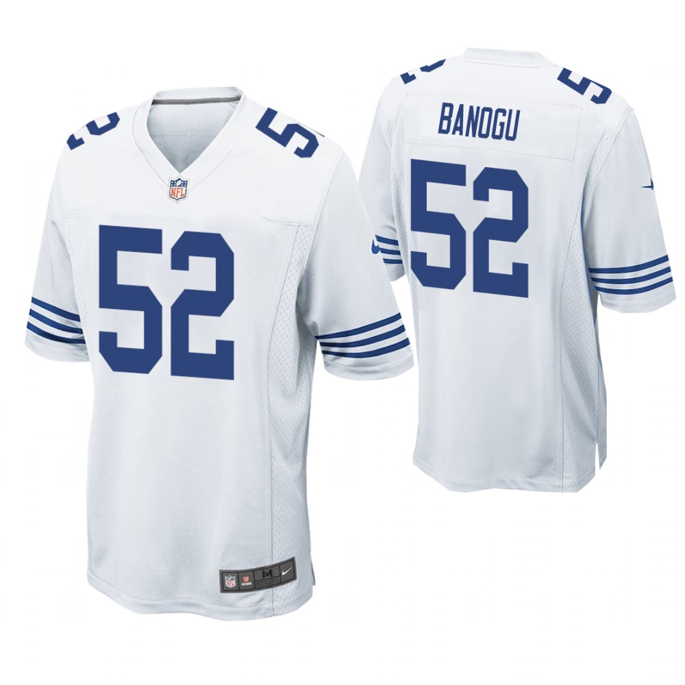Indianapolis Colts #52 Ben Banogu 2019 NFL Draft White Game Jersey