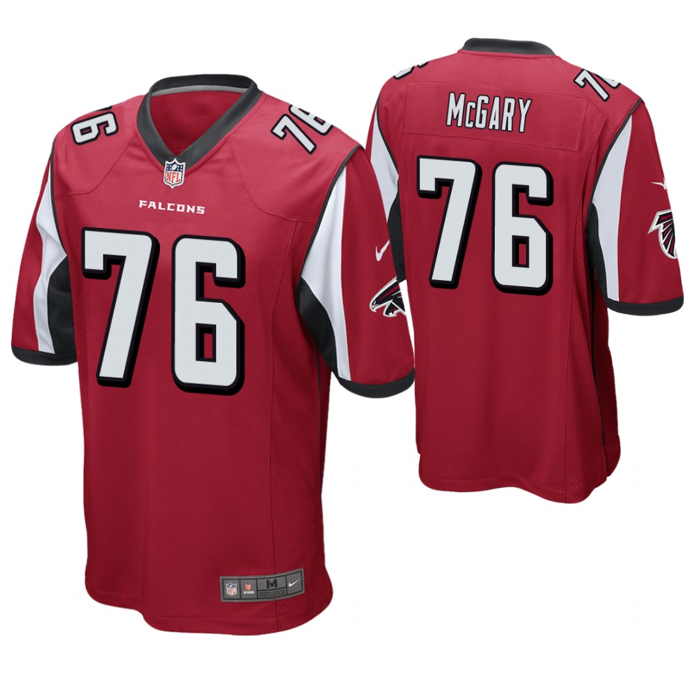 Atlanta Falcons #76 Kaleb McGary 2019 NFL Draft Red Game Jersey Atlanta Falcons #76 Kaleb McGary 2019 NFL Draft Red Game Jersey