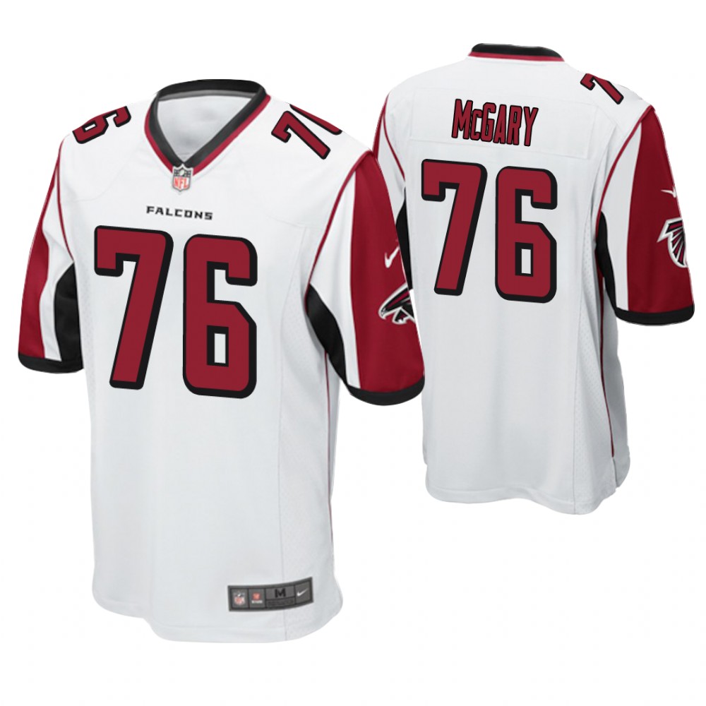 Atlanta Falcons #76 Kaleb McGary 2019 NFL Draft White Game Jersey Atlanta Falcons #76 Kaleb McGary 2019 NFL Draft White Game Jersey