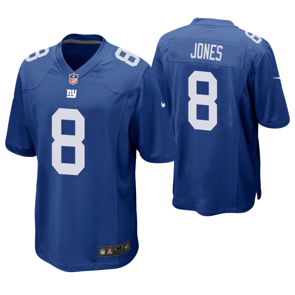 New York Giants #8 Daniel Jones 2019 NFL Draft Royal Game Jersey New York Giants #8 Daniel Jones 2019 NFL Draft Royal Game Jersey