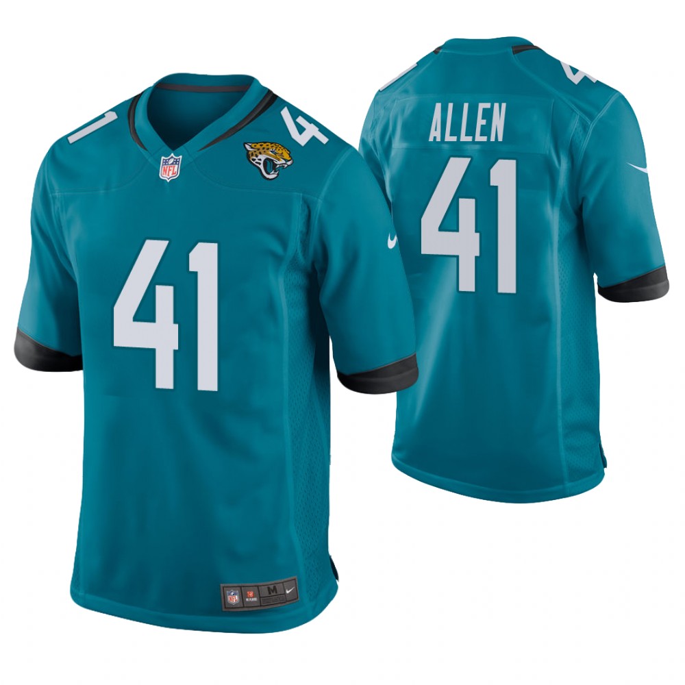 Jacksonville Jaguars #41 Josh Allen 2019 NFL Draft Teal Game Jersey Jacksonville Jaguars #41 Josh Allen 2019 NFL Draft Teal Game Jersey