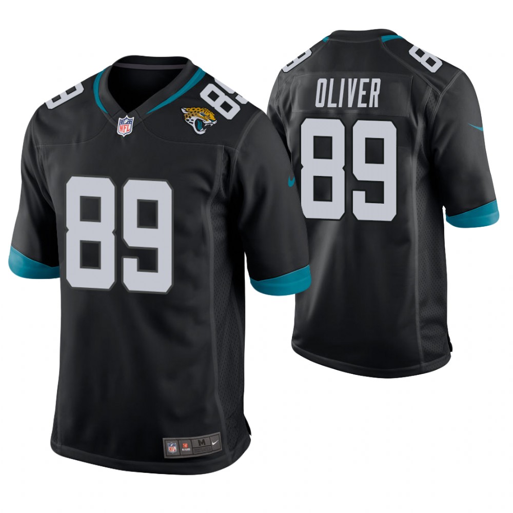 Jacksonville Jaguars #89 Josh Oliver 2019 NFL Draft Black Game Jersey Jacksonville Jaguars #89 Josh Oliver 2019 NFL Draft Black Game Jersey