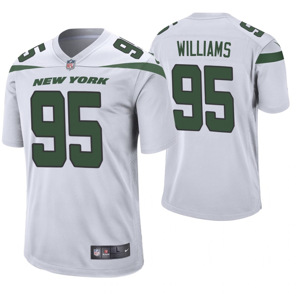 New York Jets #95 Quinnen Williams 2019 NFL Draft White Game Jersey New York Jets #95 Quinnen Williams 2019 NFL Draft White Game Jersey