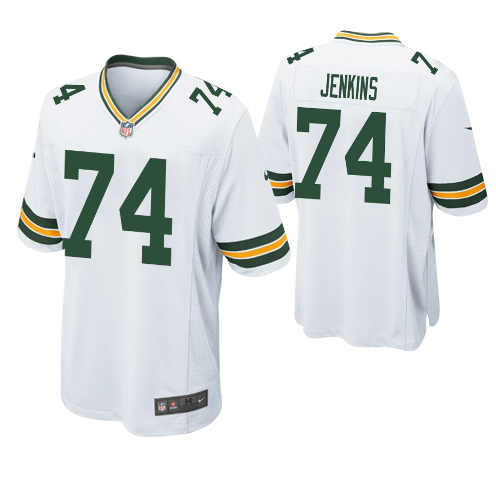Green Bay Packers #74 Elgton Jenkins 2019 NFL Draft White Game Jersey Green Bay Packers #74 Elgton Jenkins 2019 NFL Draft White Game Jersey