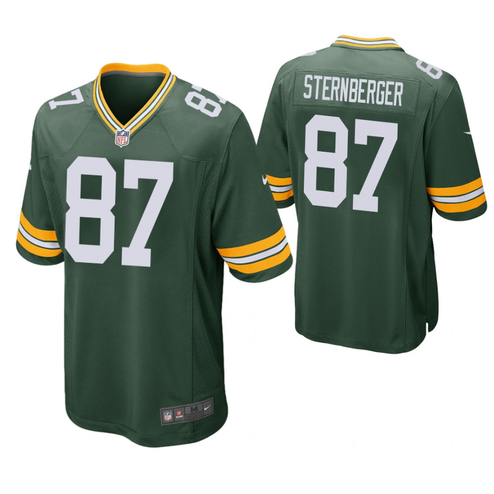 Green Bay Packers #87 Jace Sternberger 2019 NFL Draft Green Game Jersey Green Bay Packers #87 Jace Sternberger 2019 NFL Draft Green Game Jersey