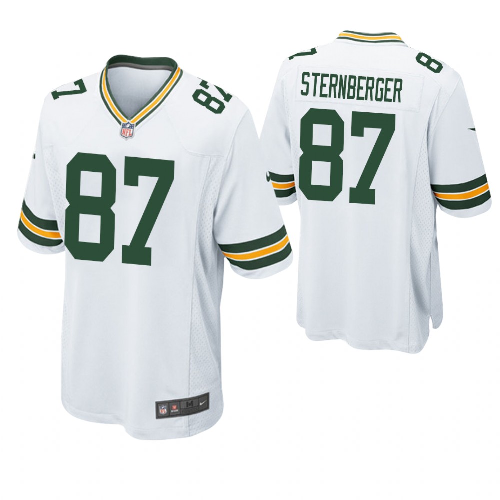 Green Bay Packers #87 Jace Sternberger 2019 NFL Draft White Game Jersey Green Bay Packers #87 Jace Sternberger 2019 NFL Draft White Game Jersey
