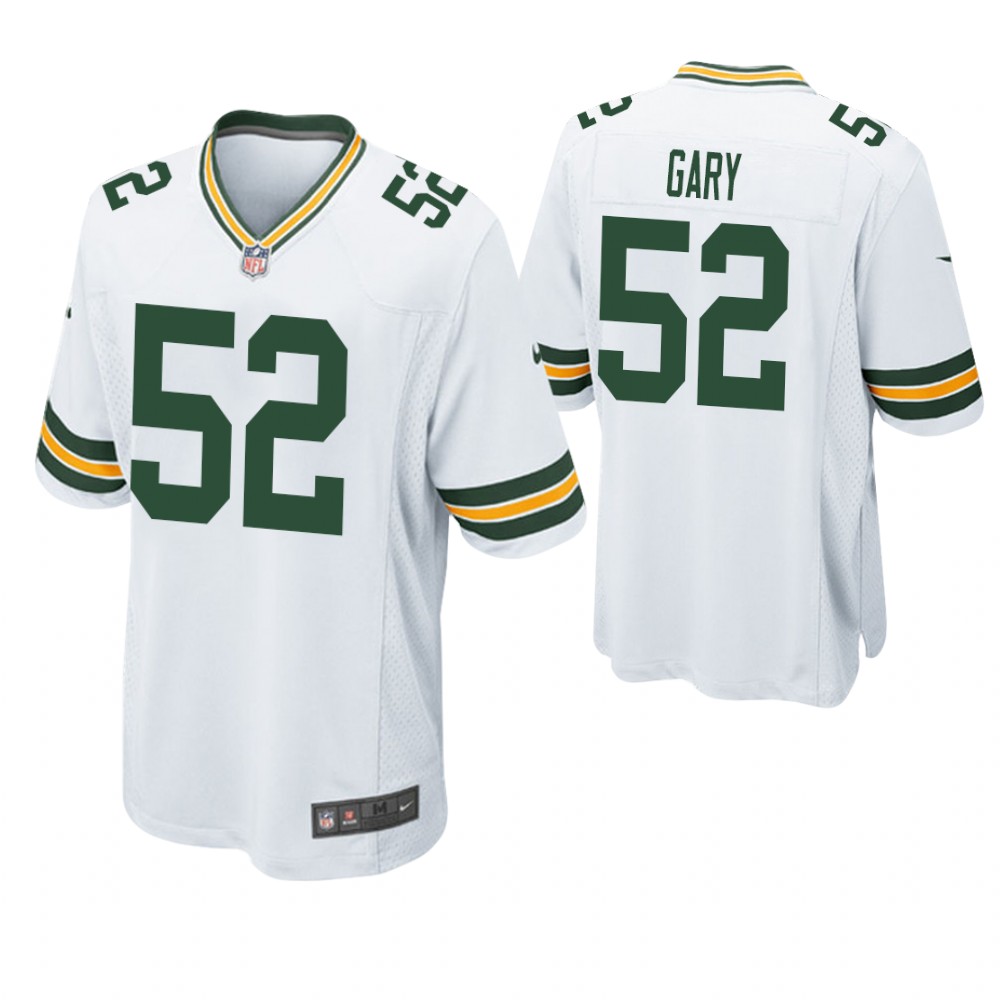 Green Bay Packers #52 Rashan Gary 2019 NFL Draft White Game Jersey Green Bay Packers #52 Rashan Gary 2019 NFL Draft White Game Jersey
