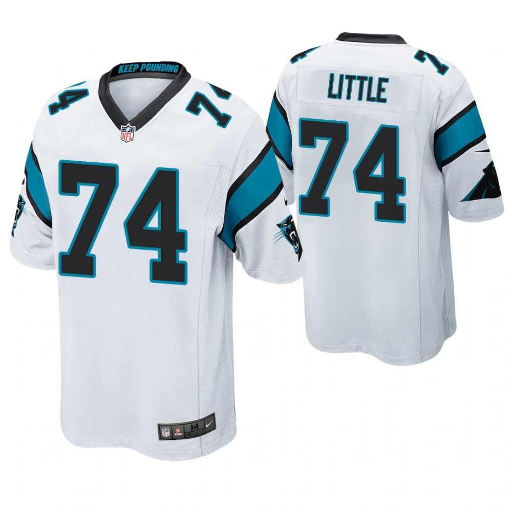 Carolina Panthers #74 Greg Little 2019 NFL Draft White Game Jersey Carolina Panthers #74 Greg Little 2019 NFL Draft White Game Jersey