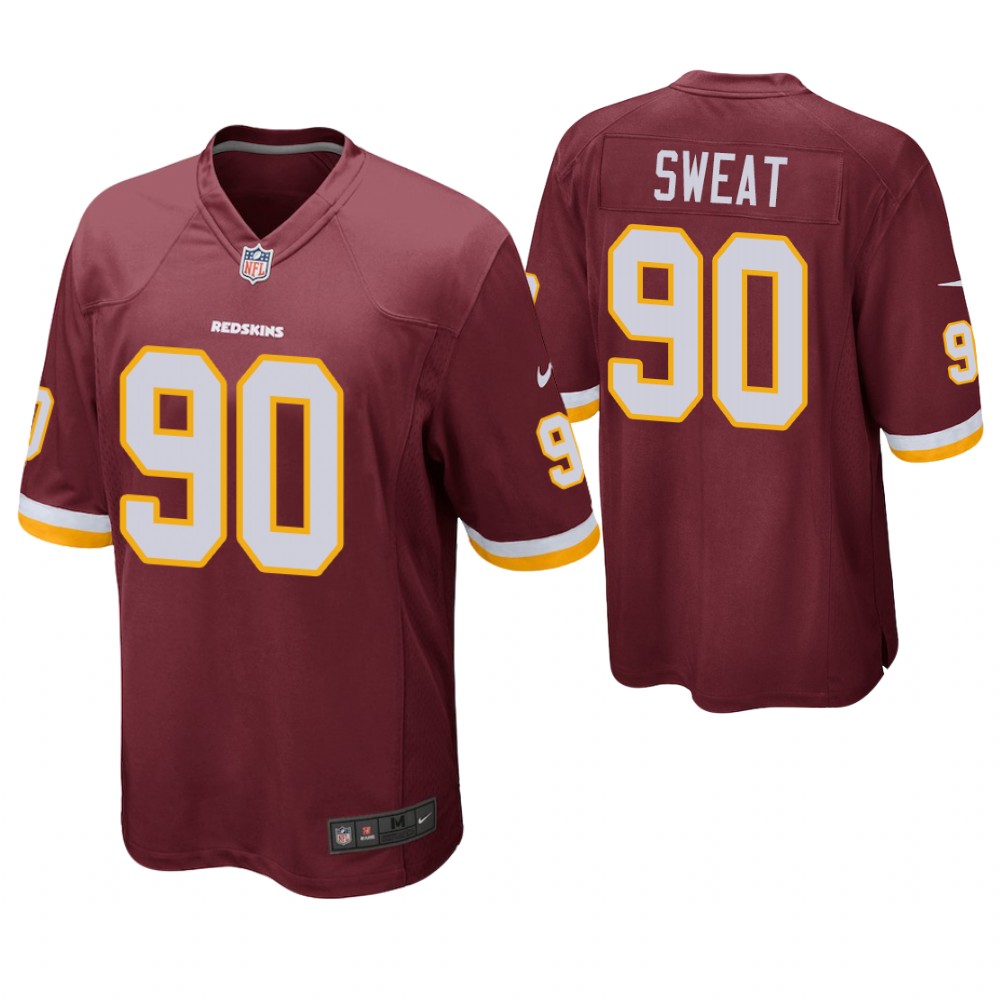 Washington Redskins #90 Montez Sweat 2019 NFL Draft Burgundy Game Jersey Washington Redskins #90 Montez Sweat 2019 NFL Draft Burgundy Game Jersey