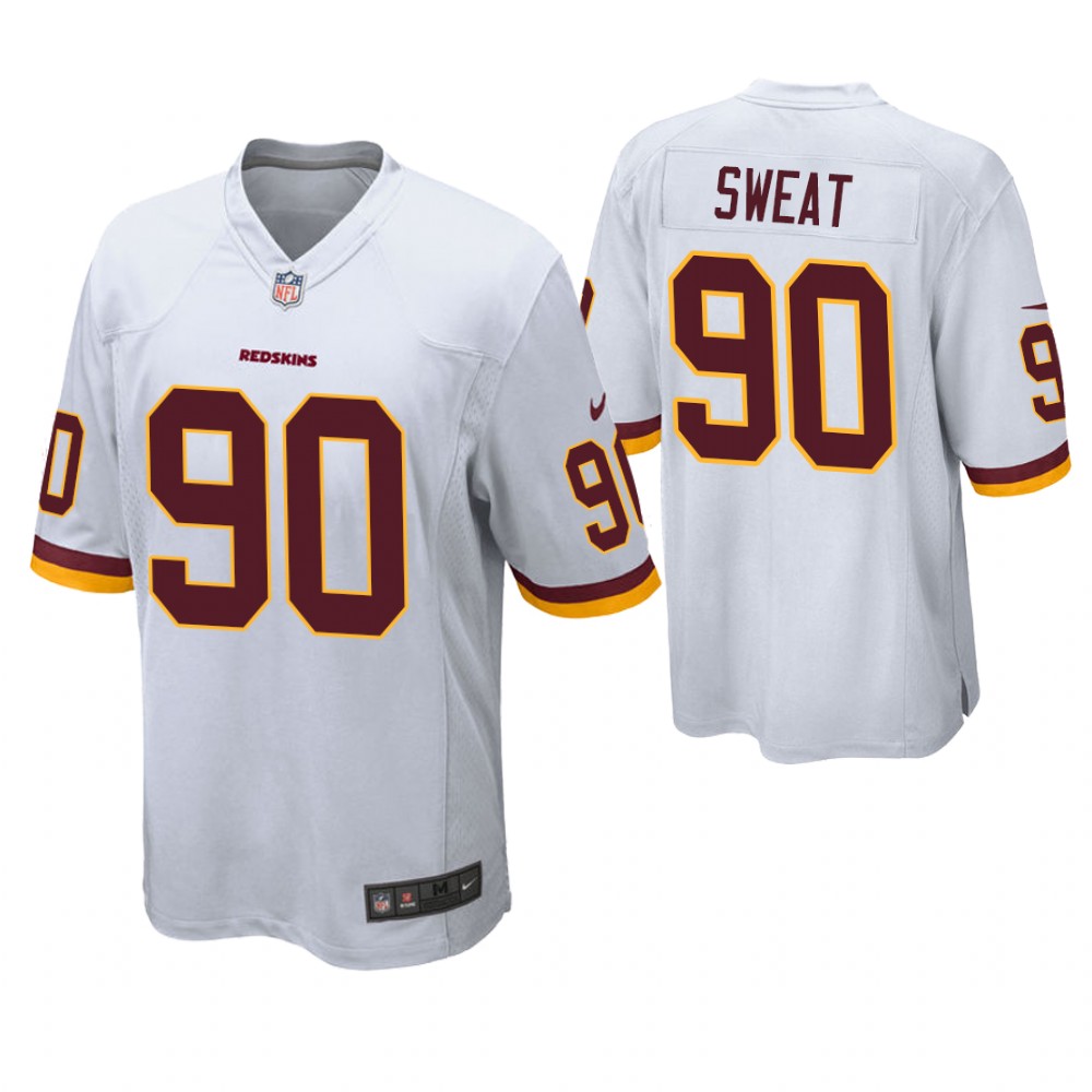 Washington Redskins #90 Montez Sweat 2019 NFL Draft White Game Jersey Washington Redskins #90 Montez Sweat 2019 NFL Draft White Game Jersey