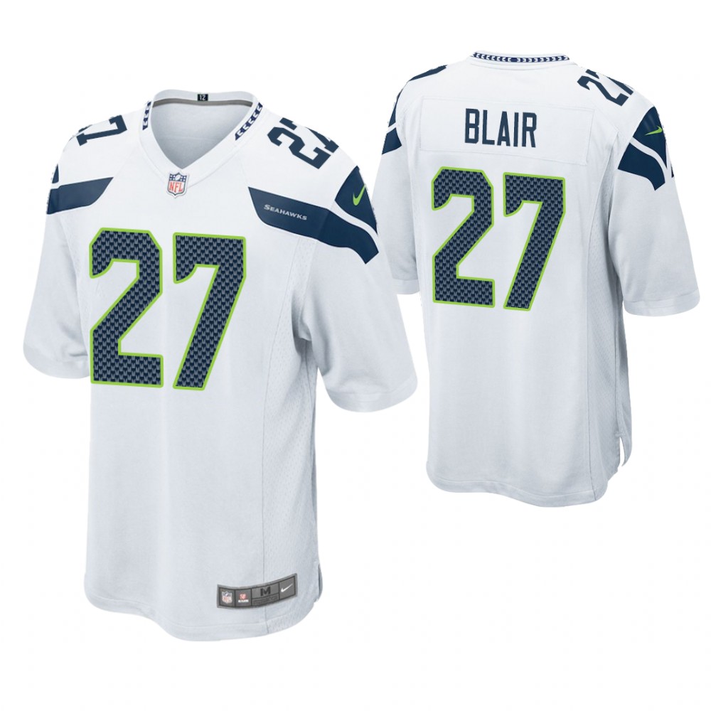 Seattle Seahawks #27 Marquise Blair 2019 NFL Draft White Game Jersey Seattle Seahawks #27 Marquise Blair 2019 NFL Draft White Game Jersey