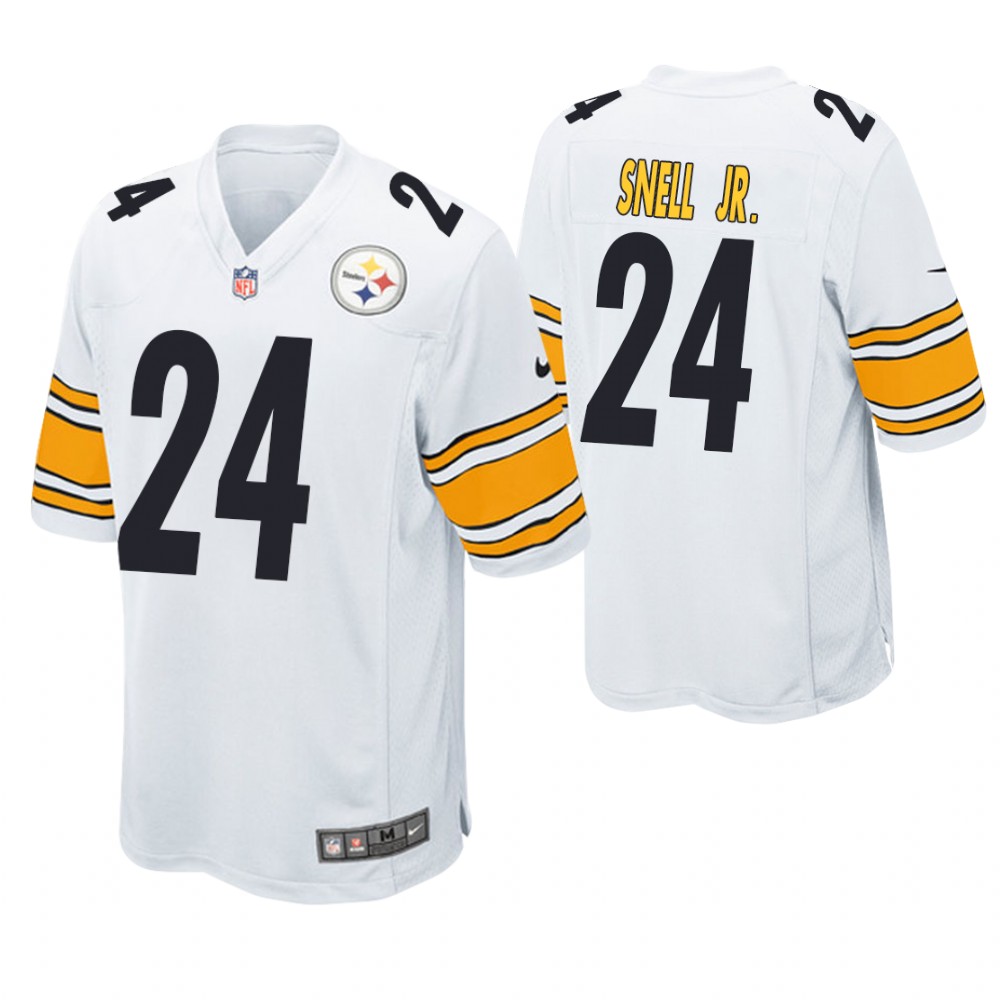 Pittsburgh Steelers #24 Benny Snell Jr. 2019 NFL Draft White Game Jersey Pittsburgh Steelers #24 Benny Snell Jr. 2019 NFL Draft White Game Jersey