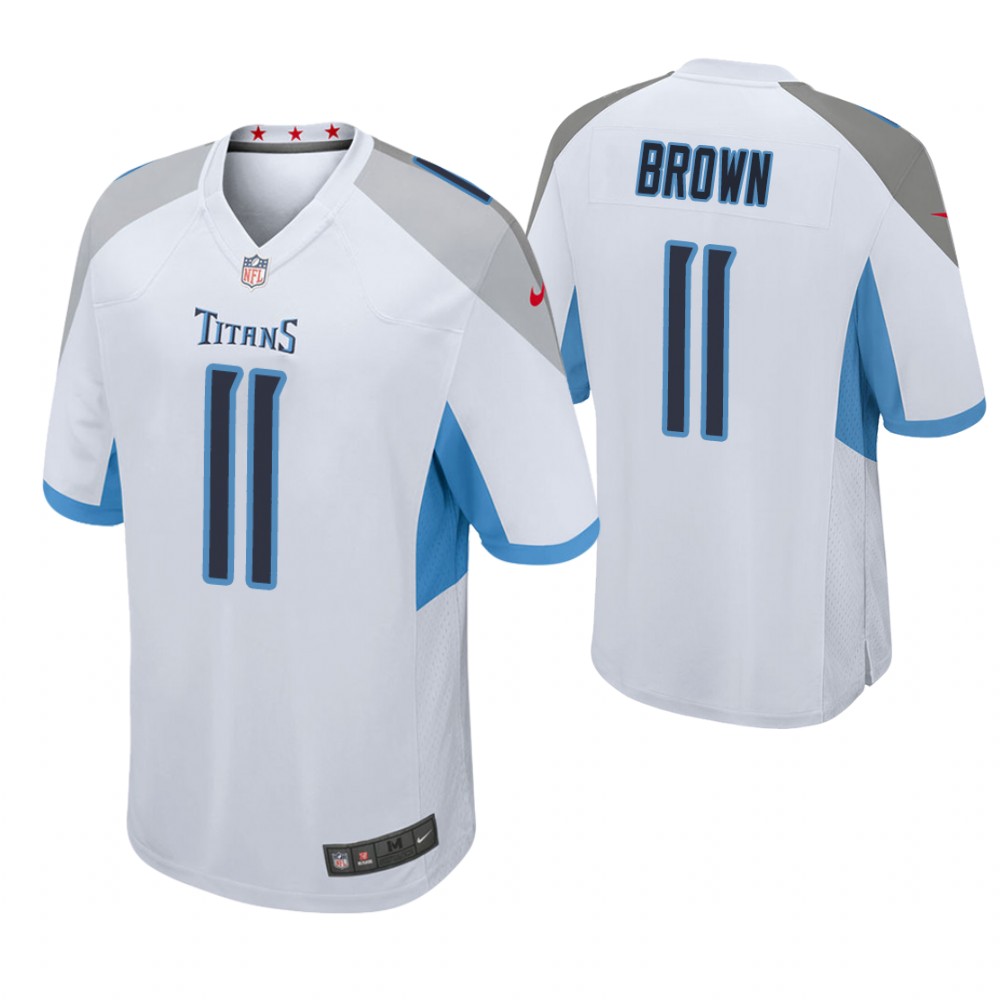 Tennessee Titans #11 A.J. Brown 2019 NFL Draft White Game Jersey Tennessee Titans #11 A.J. Brown 2019 NFL Draft White Game Jersey