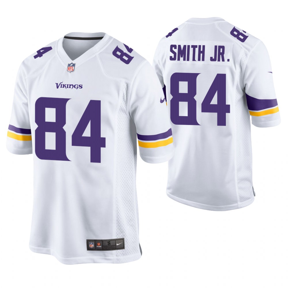 Minnesota Vikings #84 Irv Smith Jr. 2019 NFL Draft White Game Jersey Minnesota Vikings #84 Irv Smith Jr. 2019 NFL Draft White Game Jersey