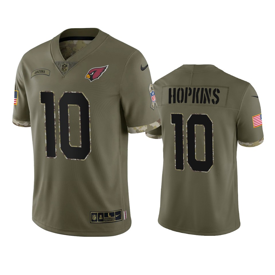 DeAndre Hopkins Arizona Cardinals Nike Olive 2022 Salute To Service Limited Jersey DeAndre Hopkins Arizona Cardinals Nike Olive 2022 Salute To Service Limited Jersey