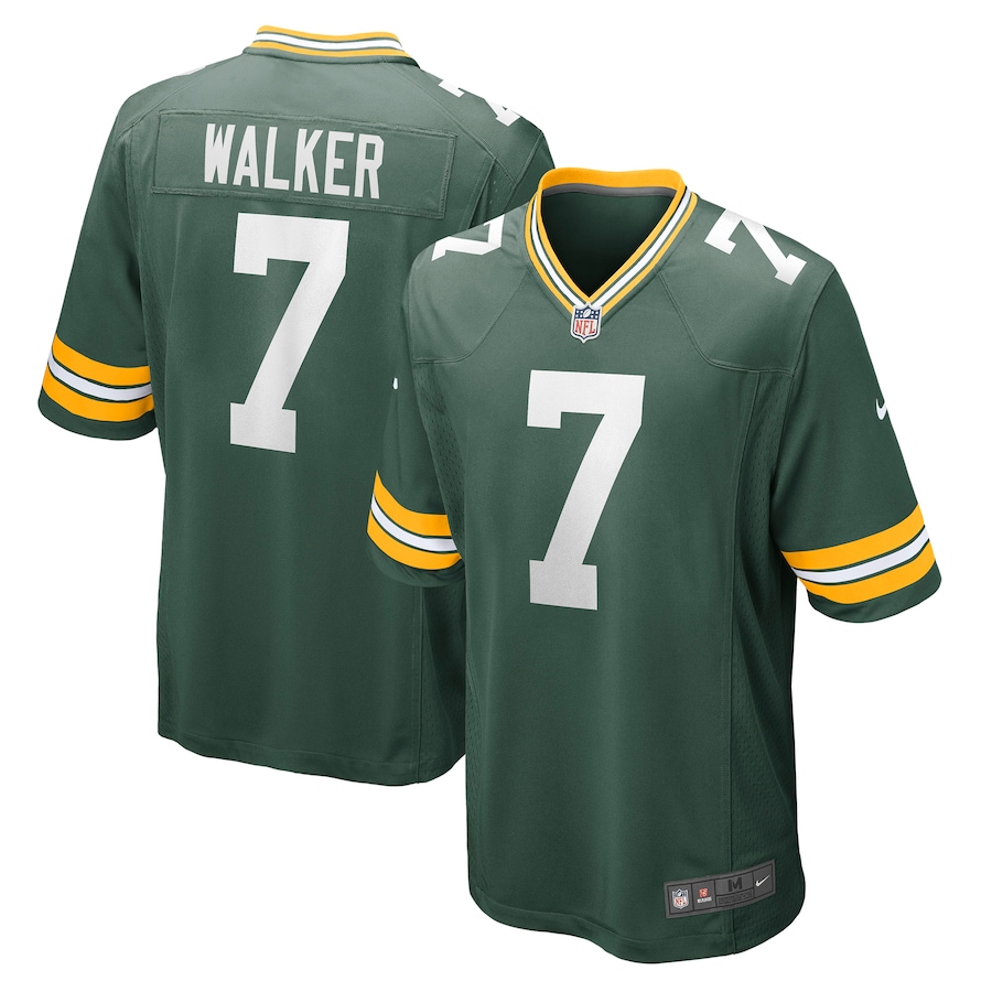 Men's 2022 Green Bay Packers Quay Walker Nike Green Jersey