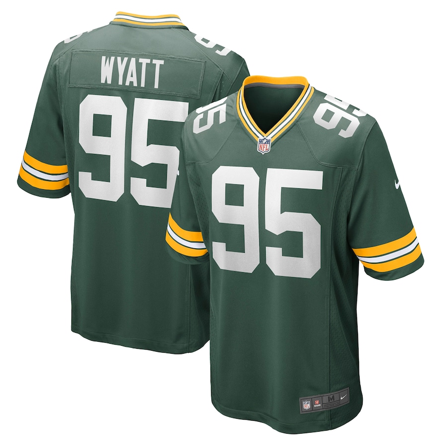 Men's 2022 Green Bay Packers Devonte Wyatt Nike Green Jersey