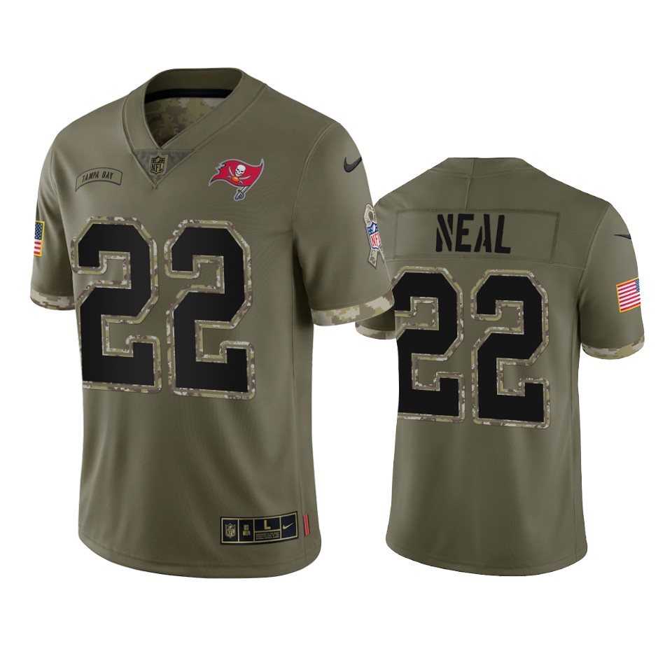 Tampa Bay Buccaneers Keanu Neal Nike Olive 2022 Salute To Service Limited Jersey Tampa Bay Buccaneers Keanu Neal Nike Olive 2022 Salute To Service Limited Jersey