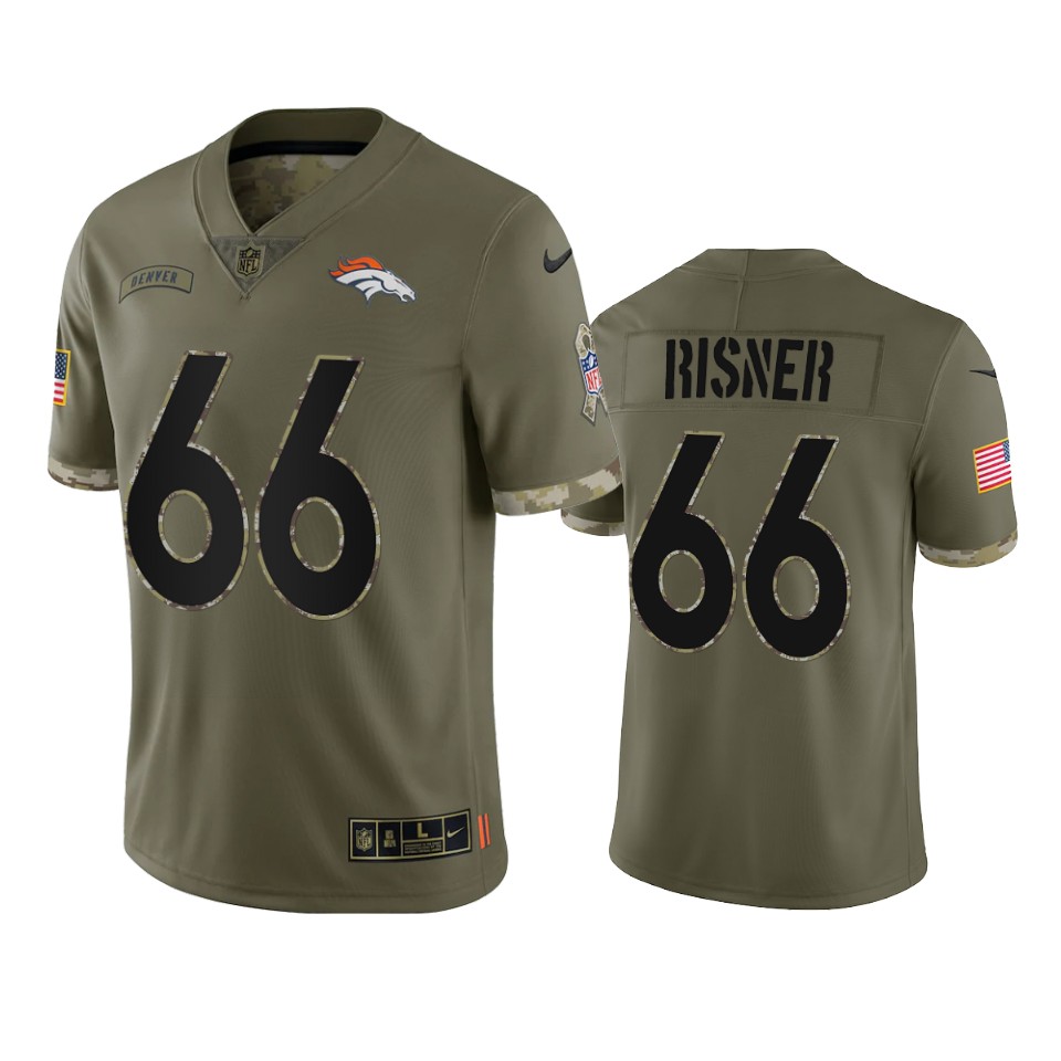 Dalton Risner Denver Broncos Nike Olive 2022 Salute To Service Limited Jersey Dalton Risner Denver Broncos Nike Olive 2022 Salute To Service Limited Jersey