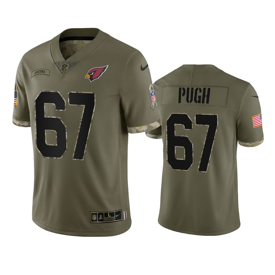 Justin Pugh Arizona Cardinals Nike Olive 2022 Salute To Service Limited Jersey Justin Pugh Arizona Cardinals Nike Olive 2022 Salute To Service Limited Jersey