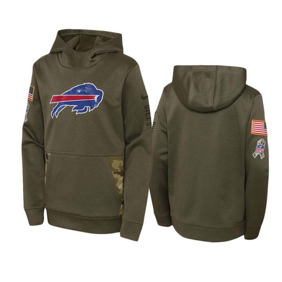 Youth Buffalo Bills Nike Olive 2022 Salute to Service Performance Hoodie Youth Buffalo Bills Nike Olive 2022 Salute to Service Performance Hoodie