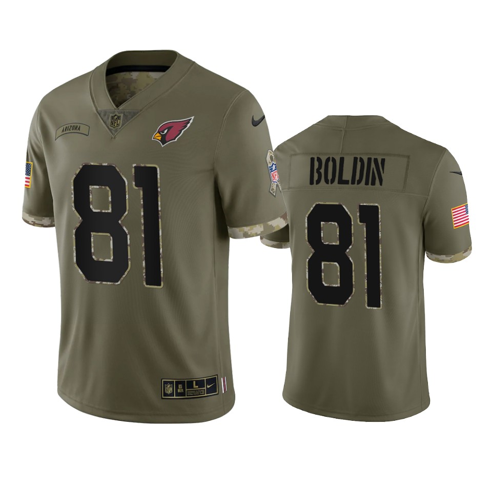 Anquan Boldin Arizona Cardinals Nike Olive 2022 Salute To Service Limited Jersey Anquan Boldin Arizona Cardinals Nike Olive 2022 Salute To Service Limited Jersey