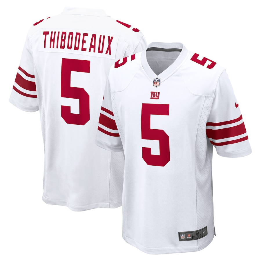 Men's 2022 New York Giants Kayvon Thibodeaux Nike White Jersey Men's 2022 New York Giants Kayvon Thibodeaux Nike White Jersey