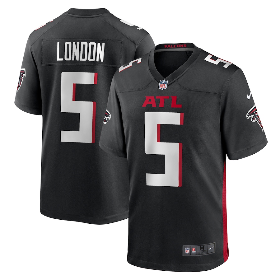 Men's 2022 Atlanta Falcons Drake London Nike Black Jersey