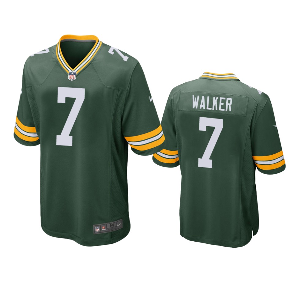 Men's 2022 Green Bay Packers Quay Walker Nike Green Jersey