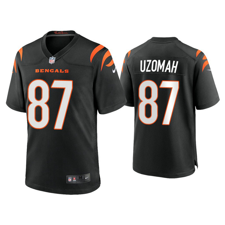 2021 Cincinnati Bengals #87 C.J. Uzomah Black Game Jersey