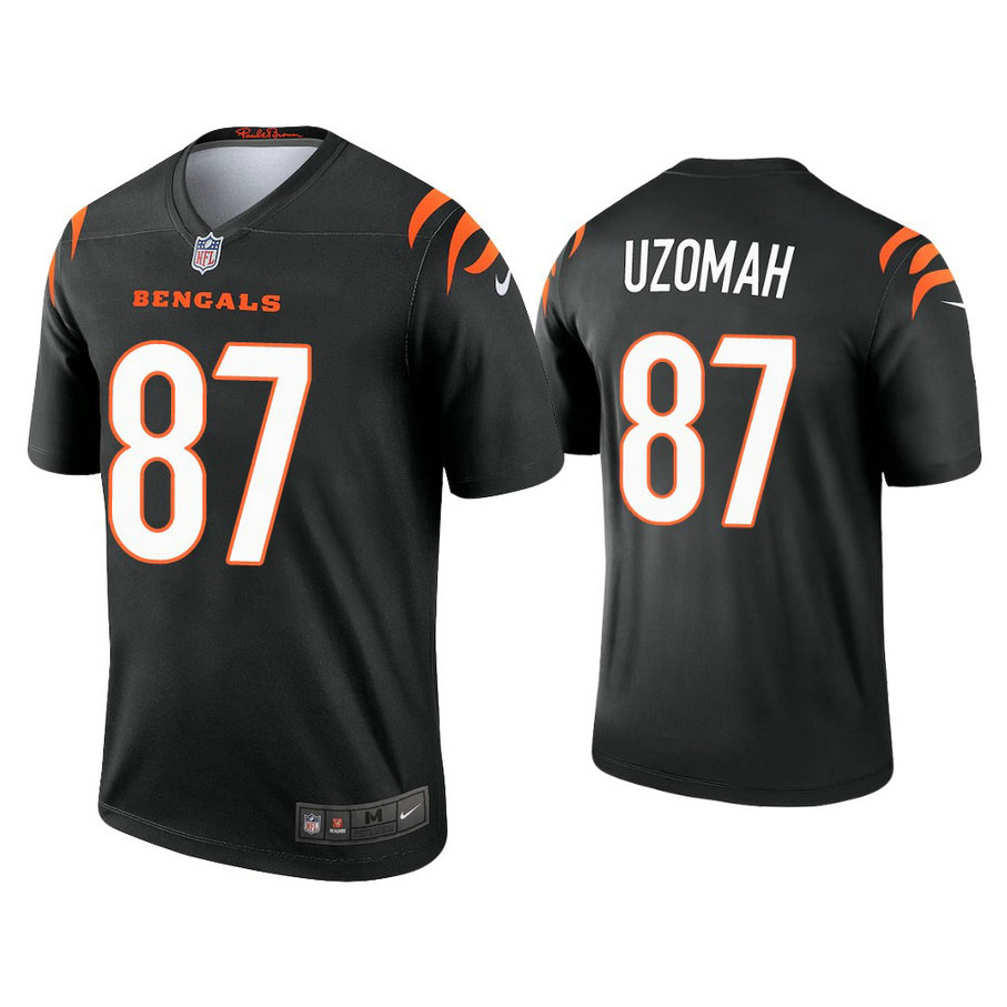 2021 Cincinnati Bengals #87 C.J. Uzomah Black Jersey