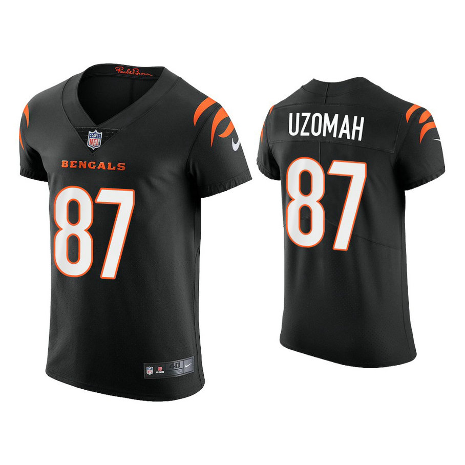 2021 Cincinnati Bengals #87 C.J. Uzomah Black Vapor Elite Jersey
