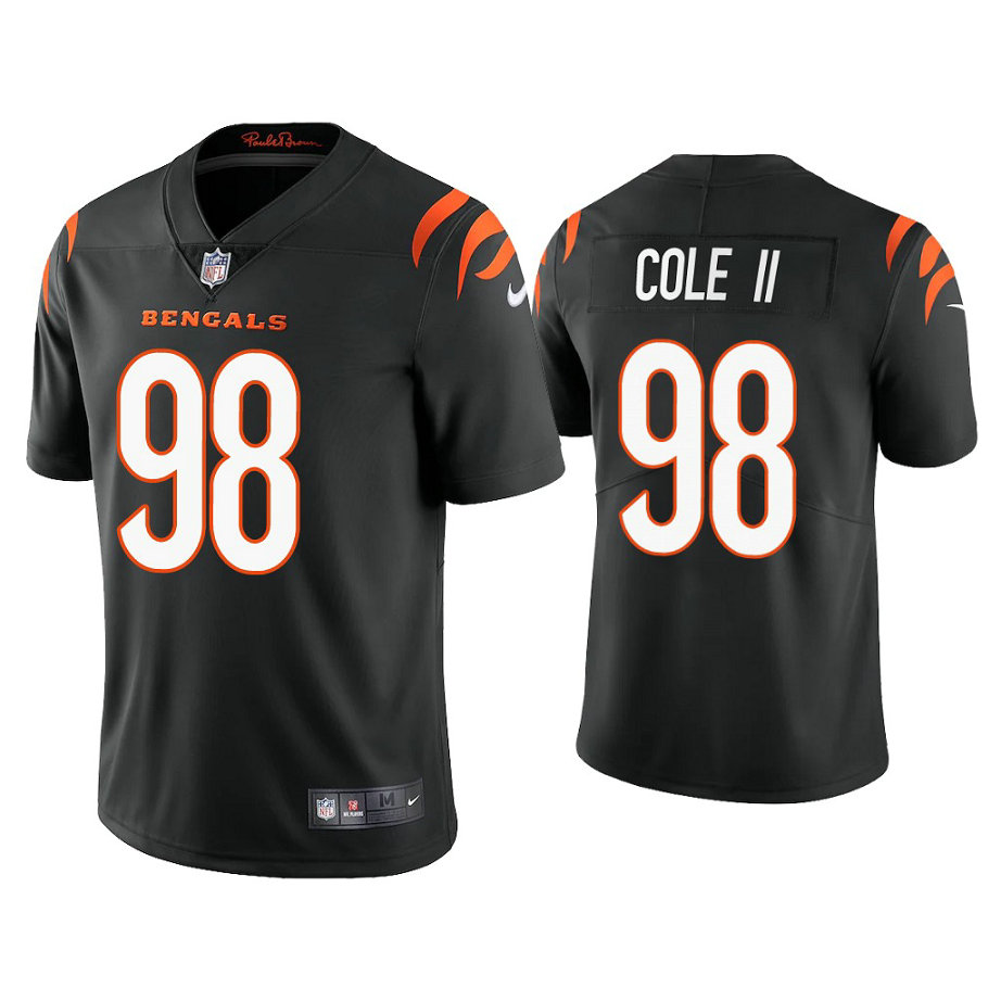 2021 Cincinnati Bengals #98 D.J. Reader Black Vapor Limited Jersey 2021 Cincinnati Bengals #98 D.J. Reader Black Vapor Limited Jersey