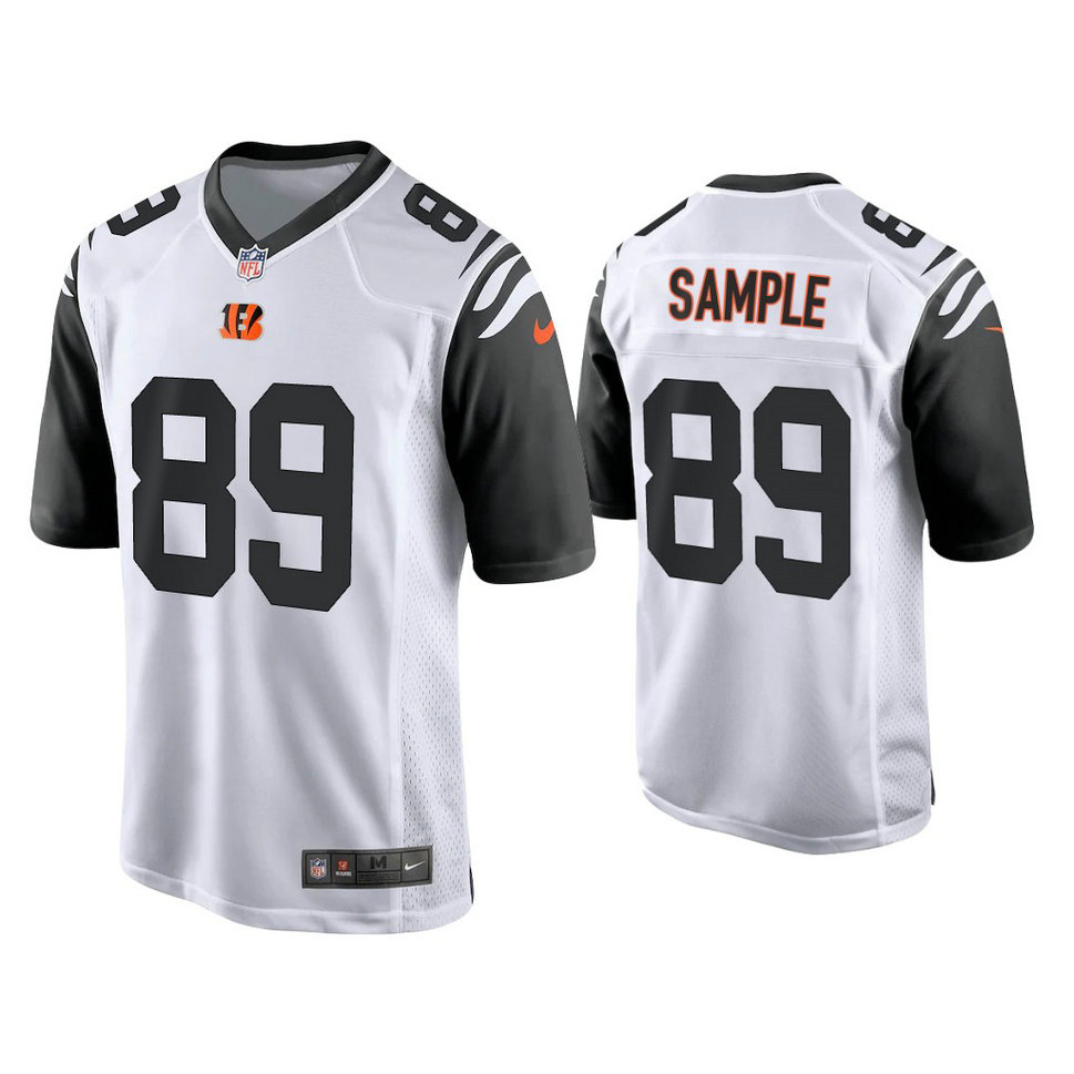 2021 Cincinnati Bengals #89 Drew Sample White Game Jersey