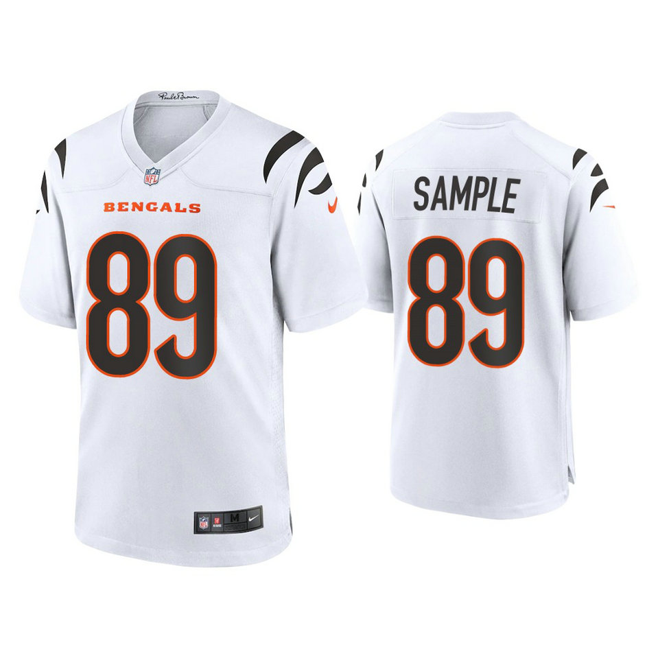 2021 Cincinnati Bengals #89 Drew Sample White Game Jersey