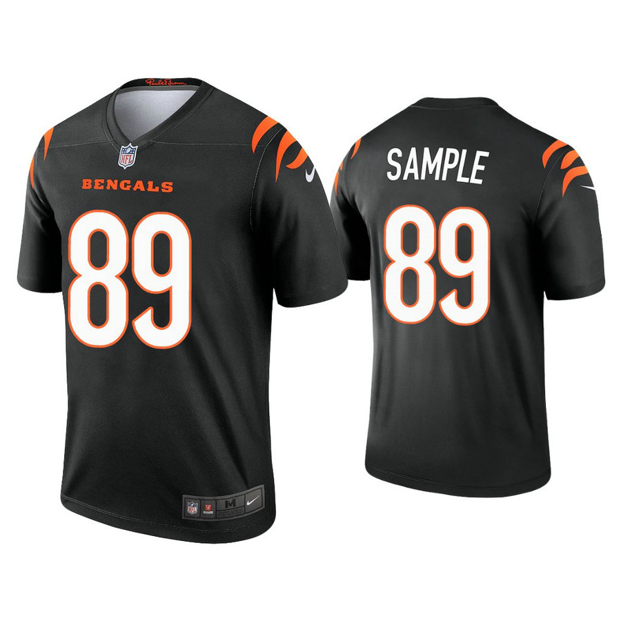 2021 Cincinnati Bengals #89 Drew Sample Black Jersey
