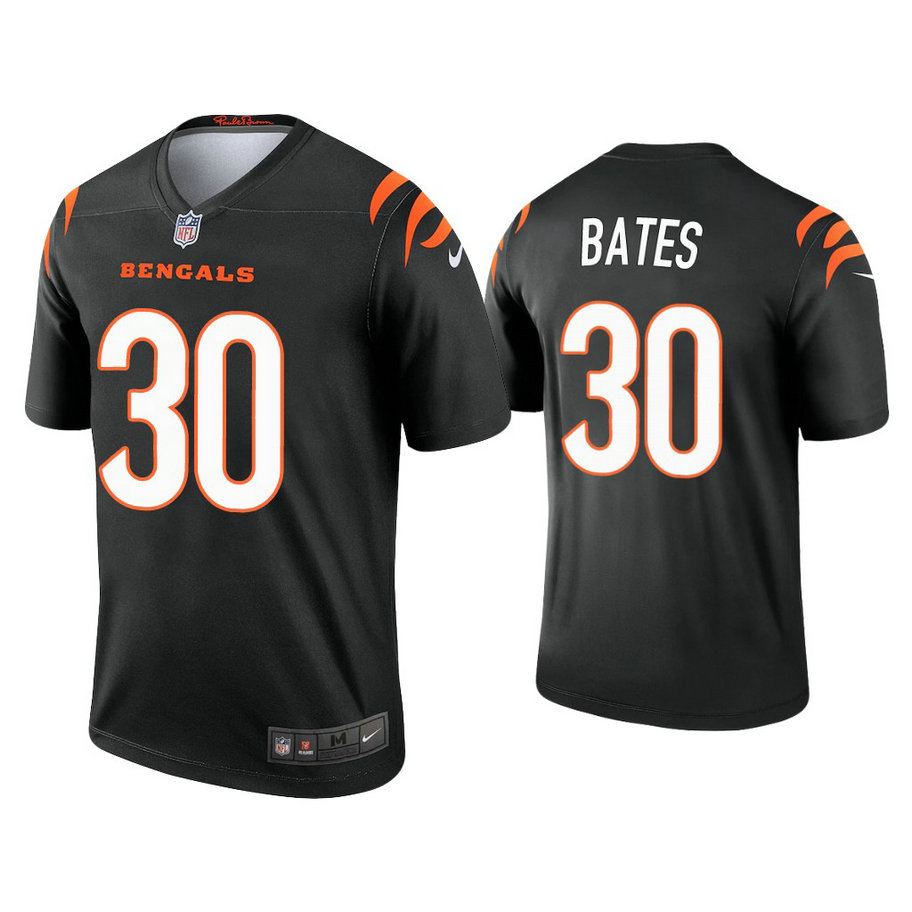 2021 Cincinnati Bengals #30 Jessie Bates III Black Jersey With Super Bowl LVI Patch 2021 Cincinnati Bengals #30 Jessie Bates III Black Jersey With Super Bowl LVI Patch