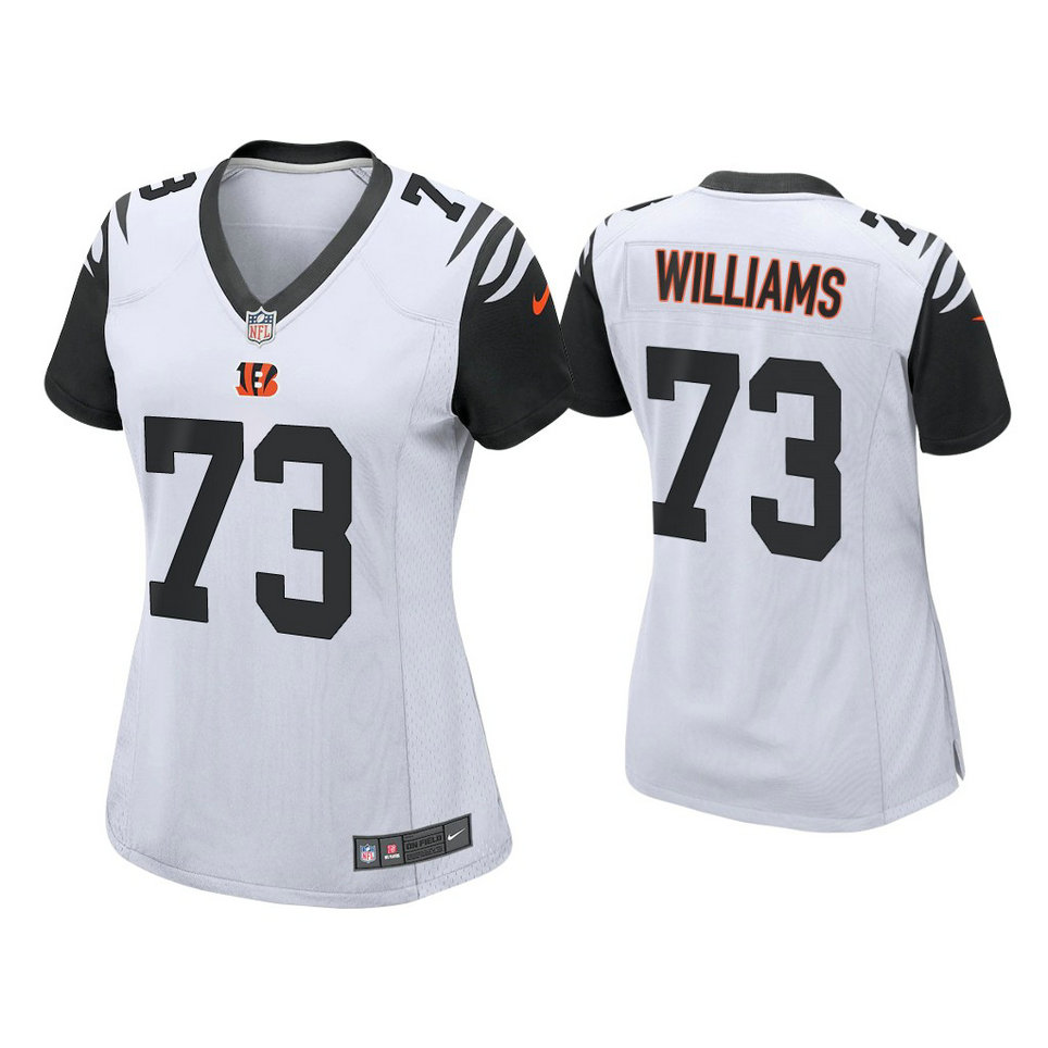 Women's 2021 Cincinnati Bengals #73 Jonah Williams Black Alternate Game Jersey