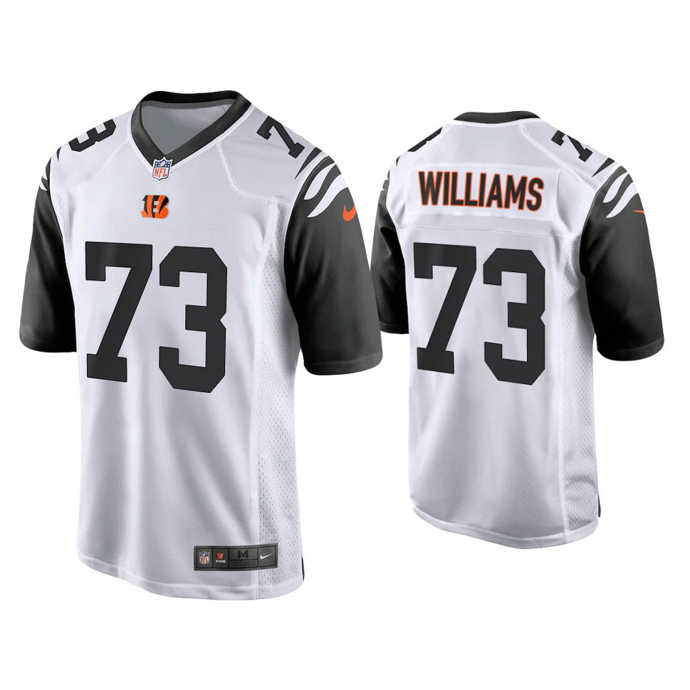 2021 Cincinnati Bengals #73 Jonah Williams White Game Jersey
