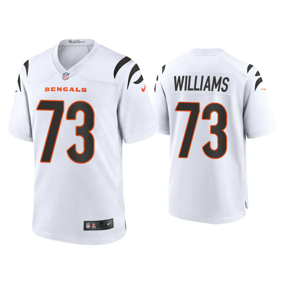 2021 Cincinnati Bengals #73 Jonah Williams White Game Jersey