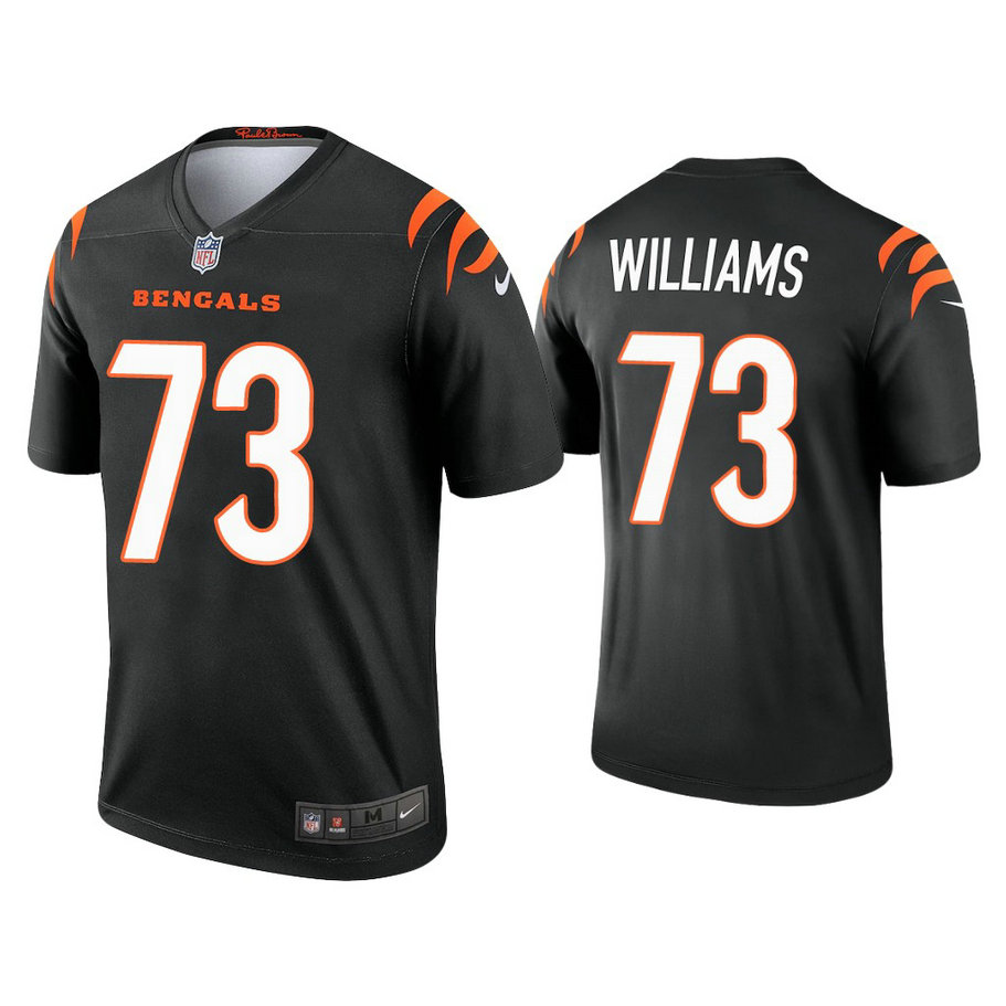 2021 Cincinnati Bengals #73 Jonah Williams Black Jersey