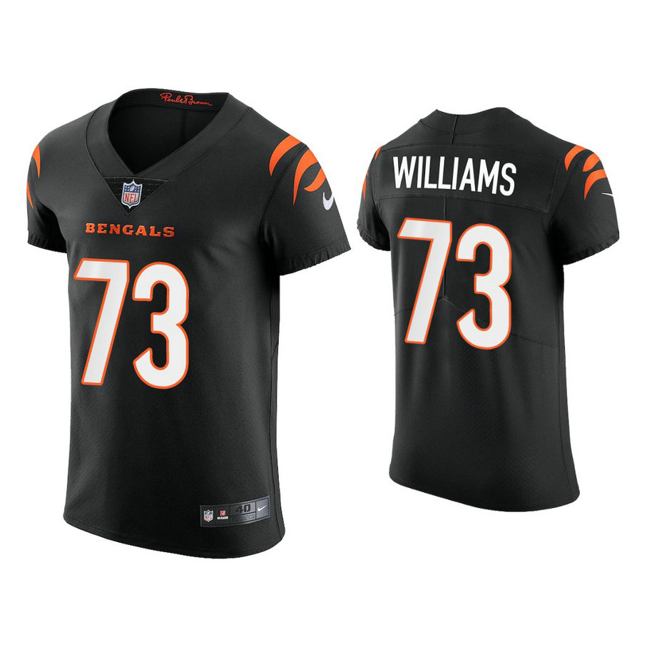 2021 Cincinnati Bengals #73 Jonah Williams Black Vapor Elite Jersey