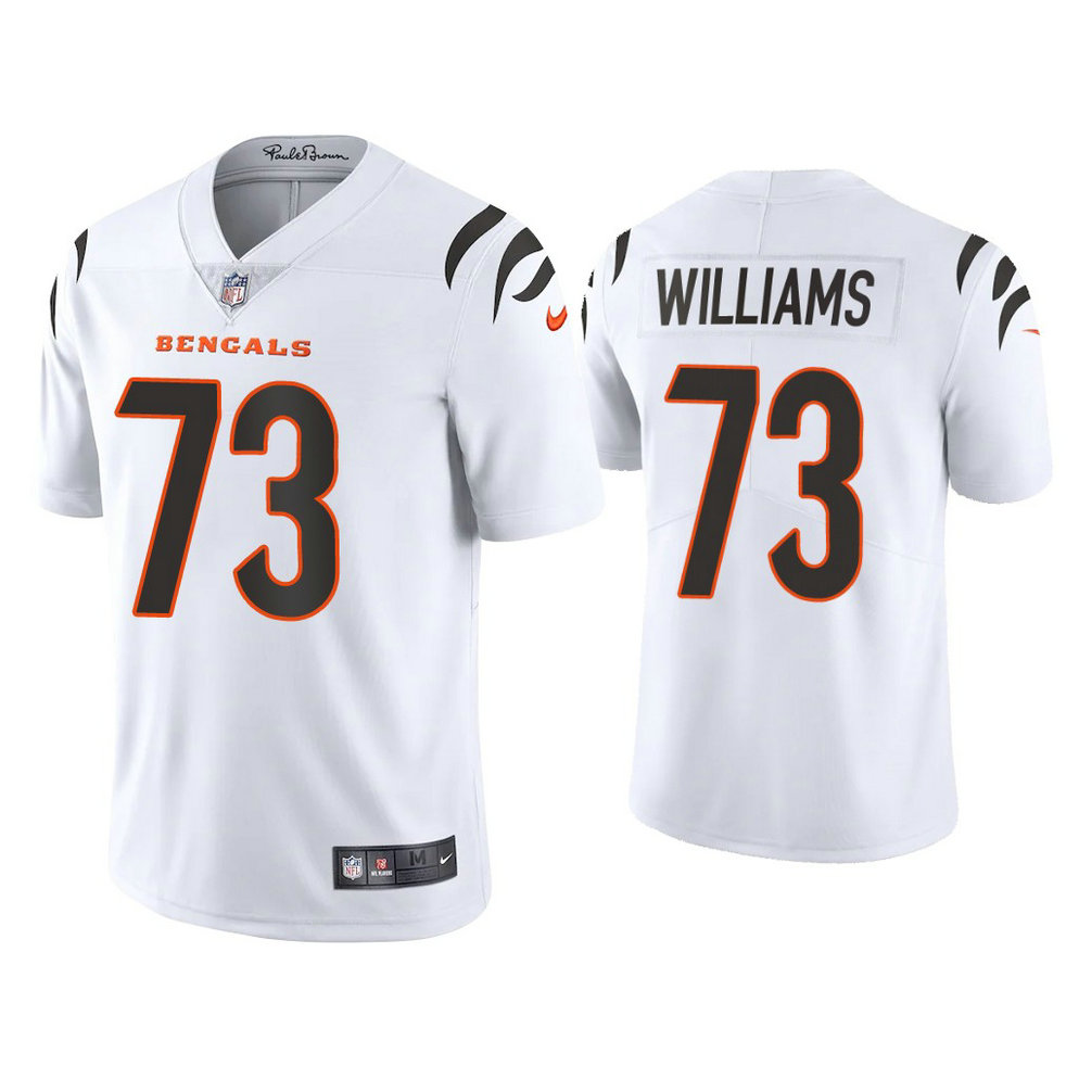 2021 Cincinnati Bengals #73 Jonah Williams White Vapor Limited Jersey