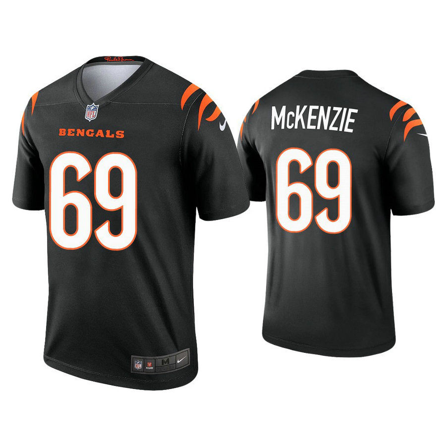 2021 Cincinnati Bengals #69 Kahlil McKenzie Black Jersey 2021 Cincinnati Bengals #69 Kahlil McKenzie Black Jersey