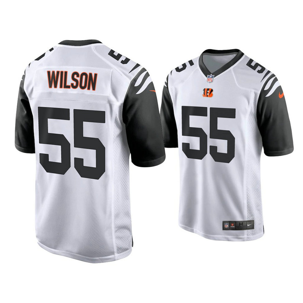 2021 Cincinnati Bengals #55 Logan Wilson White Game Jersey