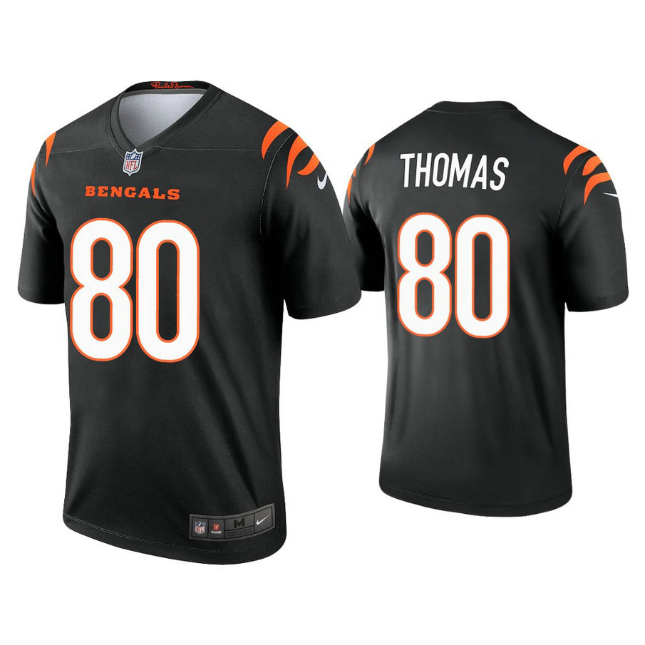 2021 Cincinnati Bengals #80 Mike Thomas Black Jersey