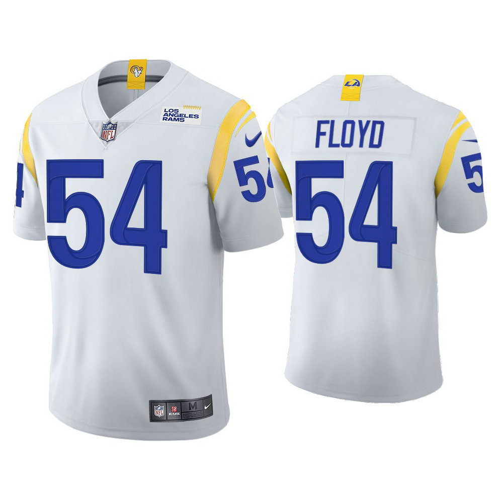 2021 Los Angeles Rams #54 Leonard Floyd White Limited Alternate Jersey 2021 Los Angeles Rams #54 Leonard Floyd White Limited Alternate Jersey