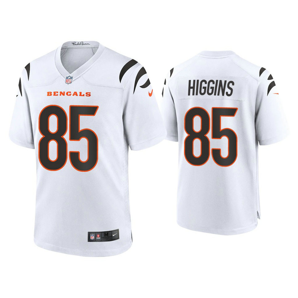 2021 Cincinnati Bengals #85 Tee Higgins White Game Jersey