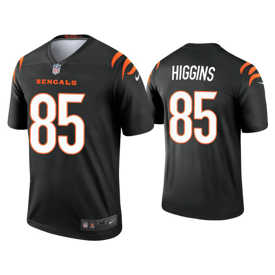 2021 Cincinnati Bengals #85 Tee Higgins Black Jersey
